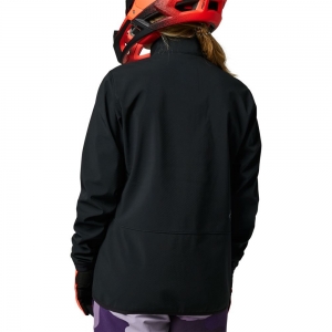 MTB Jacke W Ranger Fire [Schwarz/Violett]: Größe - L