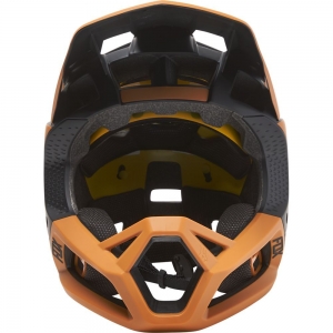 MTB Proframe Tuk Helm, CE [Schwarz/Gold]: Größe - XL