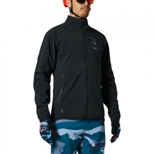 MTB Ranger Fire Jacke [Schwarz/Blau]: Größe - L