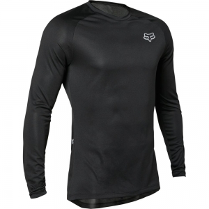 MTB Tecbase LS shirt [Zwart]: Maat - XL