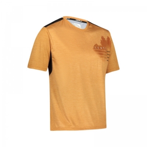 MTB Trail 1.0 V22 Roest T-shirt: Maat - L