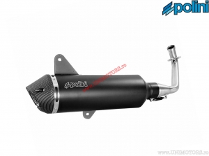 Muffler (190.0077) - homologated - Vespa GTS Super ABS 300i HPE H2O 4T E5 ('20-09/'22) - Polini