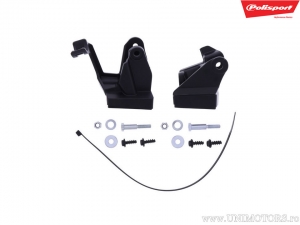 MX Flow / Bullit Handguard Mounting Kit - Yamaha WR 125 R / WR 125 X / WR 250 F / WR 450 F / YZ 450 F - Polisport