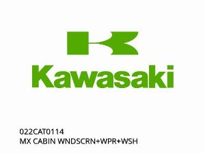 MX KABIN SZÉLVISSZAVETŐ+TÖRLŐ+MOSÓ - 022CAT0114 - Kawasaki