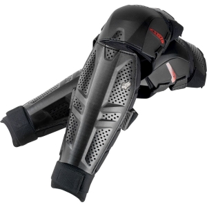 MX-Protections genou et tibia Enduro/Cross Launch noir: Taille - S/M