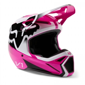 MX V1 LEED HELMET DOT/ECE [PNK]: Size - S