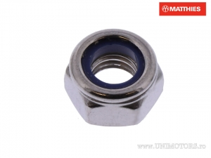 Nakrętka z samozaciskiem Pro Bolt M8 x 1.25 mm srebrny aluminium - JM