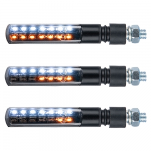 NightSlider Sequential Motorcycle Turn Signals (111x15x14.5mm / EL359) - Set - Oxford