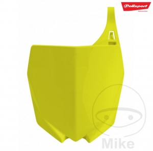 Number plate holder Polisport fluorescent yellow - Yamaha YZ 125 ('15-'19) / Yamaha YZ 250 2T ('10-'20) - JM