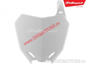 Number plate holder white - Suzuki RM-Z 250 ('10-'18) / RM-Z 450 ('08-'17) - Polisport