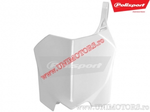 Number plate support white - Honda CRF 250 R ('10-'13) / CRF 450 R ('09-'12) - Polisport