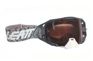 Occhiali Enduro/Cross MX Leatt - Velocity 6.5 Grigio/Bianco (Rosa 32%): Taglia - NoSize