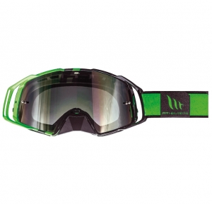 Ochelari MT off road (cross-enduro) MX EVO Stripes - culoare negru/verde fluor