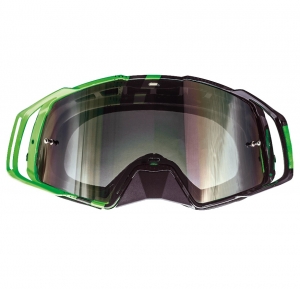 Ochelari MT off road (cross-enduro) MX EVO Stripes - culoare negru/verde fluor