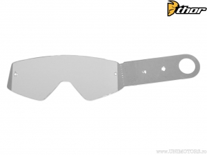 Ochrona gogli enduro / cross Combat Tear Off Clear (10 szt.) - Thor