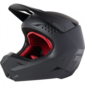 Offroad MX Shift Helm - WHITE LABEL SCHWARZ [MT BLK]: Größe - M