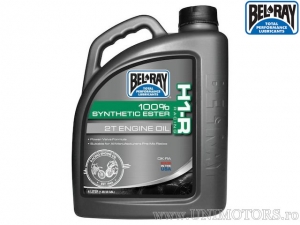 Olio Miscelatore 2T - Bel-Ray H1-R Racing 100% Sintetico Ester 4L - Bel-Ray