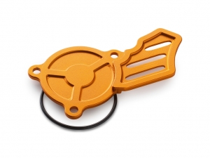 Orange oil pump cap KTM 250 EXC-F / 250 EXC-F Six Days / 350 EXC-F ('17-'19) / 250 SX-F / 350 SX-F ('16-'19) - KTM