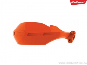 Oranje Nomad handbeschermerset voor stuur met buitenste diameter van 22-28mm en binnenste diameter van 13-18mm - Polisport