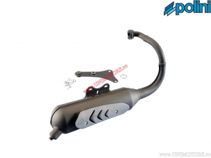 Original exhaust pipe (200.0316) - homologated - Peugeot Elyseo 50 AIR 2T E1 ('98-'01 / EU homologated) - Polini