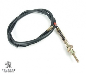 Original rear brake cable - Peugeot Vlic / Vclic Evolution 4T AC 50cc (compatible with GY6-50 motorized scooters) - Peugeot