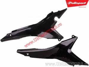 Panel lateral de caja de filtro de aire (negro / set) Honda CRF 250R ('14-'17) / CRF 250 RE ('16-'17) / CRF 450 R ('13-'16) - Po