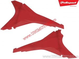 Panneau latéral boîte à filtre à air (rouge / set) Honda CRF 250 R ('10-'13) / CRF 450 R ('09-'12) - Polisport