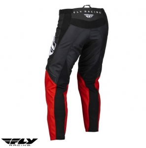 Pantalon de moto cross-enduro Fly Racing modèle F-16 couleur: noir/rouge - Noir/rouge, Taille 30 (M)