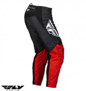 Pantalon de moto cross-enduro Fly Racing modèle F-16 couleur: noir/rouge - Noir/rouge, Taille 30 (M)