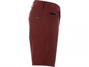 Pantalones cortos casuales Machete Tech [Rojo oscuro]: Talla - 30