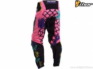 Pantalones de Enduro/Cross Juveniles (Niños) Pulse Fast Boyz (Rosa) - Thor