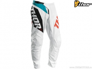 Pantalones de enduro/cross para jóvenes (niños) Sector Blade (blanco/azul/negro) - Thor