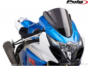 Para-brisa de corrida fumê escuro - Suzuki GSX-R 1000 ('09-'16) / GSX-R 1000 Z ('13-'14) / GSX-R 1000 ZUF ('13-'14) - Puig