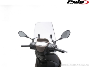 Para-brisa Trafic Puig transparente - Piaggio Medley 125 ABS IGET 3V Euro4 ('20) / Medley 125 S ABS IGET 3V Euro4('20) - Puig