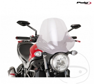 Para-brisa transparente de turismo - Aprilia Shiver 750 SL ('07-'09) / Aprilia Shiver 750 SL ABS ('08-'09) - JM