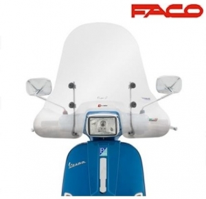 Parabrisas grande transparente - Vespa S 2T-4T 50-125-150cc - FACO