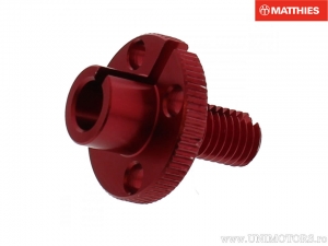 Parafuso de ajuste Pro Bolt M10 alumínio vermelho - Aprilia RSV4 1000 Factory / Suzuki GS 1000 E Gussrad / BMW R 1200 GS Advent