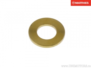 Parafuso Saiba M6 6,20 x 15,00 x 1,50 mm inox A4 dourado - JM