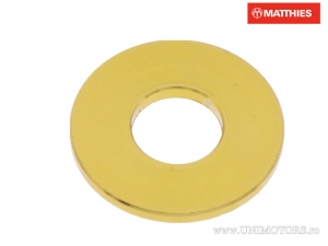 Parafuso Saiba M8 8,00 x 20,00 x 1,60 mm em alumínio dourado - JM