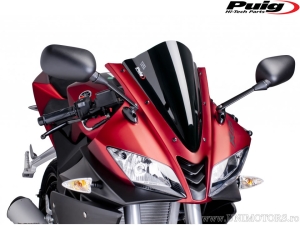 Pare-brise Racing Puig Noir - Yamaha YZF-R 125 ('08-'16) / YZF-R 125 A ABS ('15-'17) / YZF-R 125 Anniversary ('12-'13) - Puig