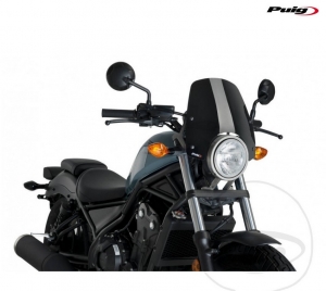 Pare-brise Sport Noir - Honda CMX 500 A Rebel ABS ('17-'22) - JM