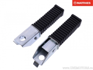 Passenger footpeg set - Honda CA 125 Rebel / CB 250 N / CB 250 RS / CB 350 F / CB 400 N / CL 250 S / CM 200 T - JM