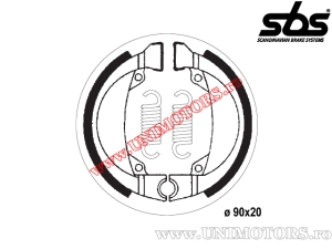 Pastiglie freno anteriori - 90x20mm SBS 2193 - (SBS)