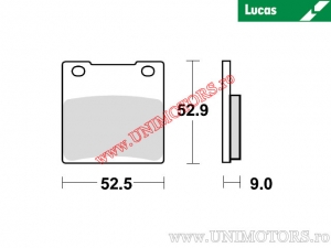 Pastiglie freno anteriori - MCB531 organiche - Lucas TRW