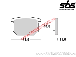 Pastiglie freno anteriori - SBS 534HF (ceramica) - (SBS)