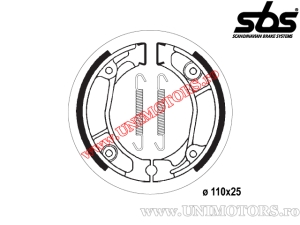 Pastiglie freno posteriori - 110x25mm SBS 2013 - (SBS)