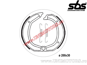 Pastiglie freno posteriori - 200x30mm SBS 2139 - (SBS)