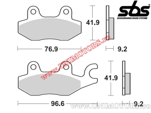 Pastiglie freno posteriori - SBS 688HF (ceramiche) - (SBS)