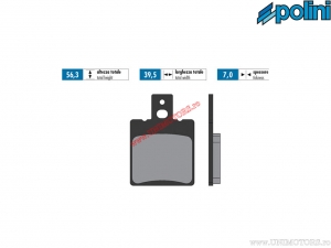 Pastiglie freno posteriori sinterizzate (39,5x56,3x7mm) - 11742029.S - Polini