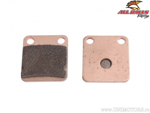 Pastilhas de freio dianteiras esquerdas (sinterizadas) - Kawasaki KVF300A Prairie 4x4 / Suzuki LT-F250 Ozark / Yamaha YFM450 Kod